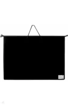 Папка для рисунков и чертежей, А2, черная