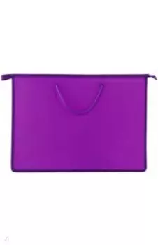 Папка для рисунков и чертежей на молнии, А3, фиолетовая