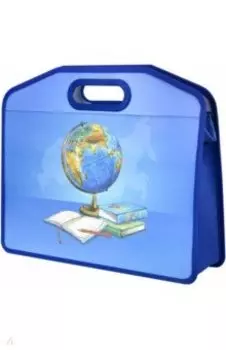 Папка для школьных тетрадей Глобус, А4, 1 отделение