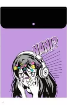 Папка для школьных тетрадей Манга, 6 отделений