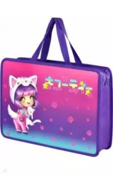 Папка для школьных тетрадей пластиковая Чиби, А4