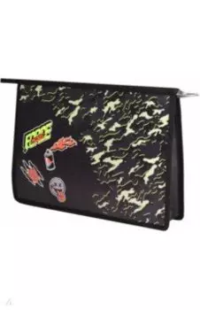 Папка для школьных тетрадей пластиковая Камуфляж, А4