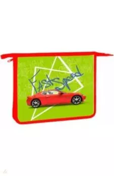 Папка для тетрадей А5, Fast speed, А5, на молнии