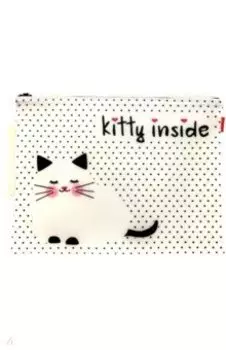 Папка для тетрадей "Котеночек белый", А4, силикон (14-004/01)