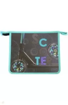 Папка для тетрадей пластиковая А5, 1 отделение, Scooter (AMc_63051)