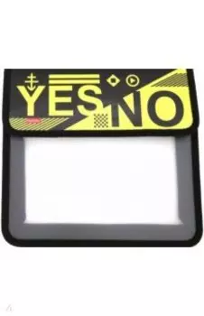 Папка для тетрадей пластиковая А5, 1 отделение, YES NO (AMp_58008)