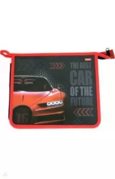 Папка для тетрадей пластиковая А5, 2 отделения, Best car (AMc_64055)