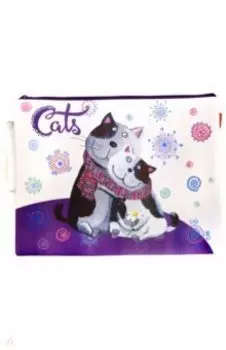 Папка для тетрадей "Веселый кот", А4 (14-001/01)