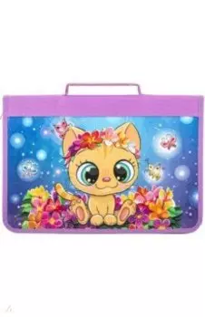Папка для труда на молнии Charming kitten, А4