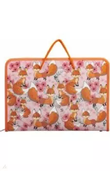 Папка для труда с ручками Foxes, А4