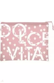 Папка DOLCE VITA, на молнии силиконовый, А5