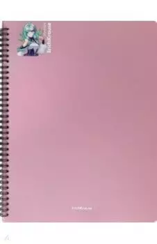 Папка файловая на спирали Matt Manga, А4, 20 файлов, ассорти