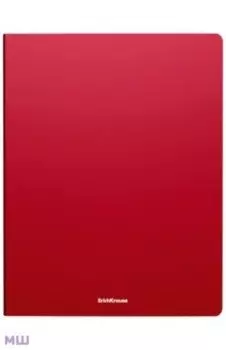 Папка файловая пластиковая, Matt Classic, А4, красная