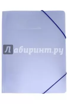 Папка "Gems" (А4, на резинке) (GEMPR05AZURE)