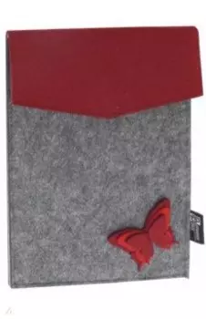 Папка из синтетического фетра "Бабочка" (28x22 см) (46126)