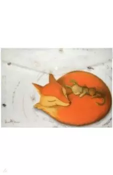 Папка-конверт А4 "ВОЛШЕБНЫЕ ЛИСЫ" кнопка, 2 вида (14-036/03)