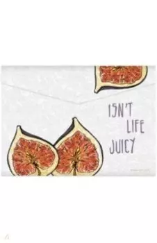 Папка-конверт на кнопке Фрукты, А4