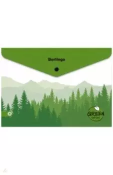 Папка-конверт на кнопке Green Series, А4