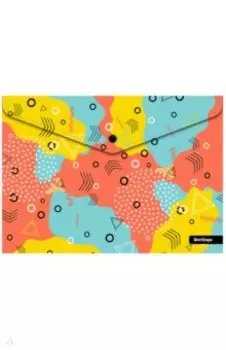 Папка-конверт на кнопке Memphis, А4