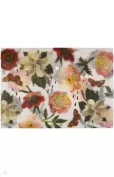 Папка-конверт на кнопке Пионы, А4