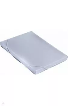 Папка-короб архивный на резинках, серая