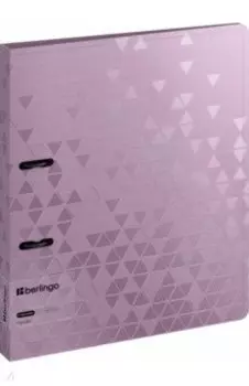 Папка на 2-х кольцах Metallic, сиреневый металлик