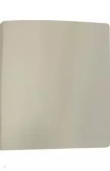 Папка на 2 кольцах А4 "DeLuxe" молочная (DL0740/2MILK)