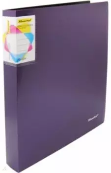 Папка на 2 кольцах "Perlen" сиреневый металлик (271957-73)