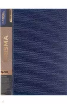 Папка на 2 кольцах Premier. Prisma, A4, синяя