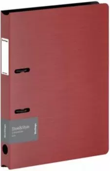 Папка на 2 кольцах Steel&Style, красная