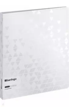 Папка на 4-х кольцах DoubleWhite, белая