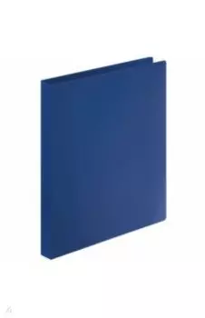Папка на 4 кольцах STAFF (А4, синяя)
