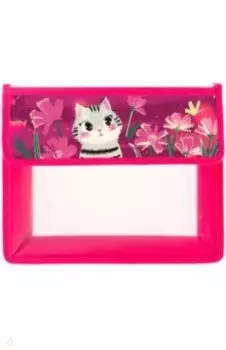 Папка на липучке В цветах, А5