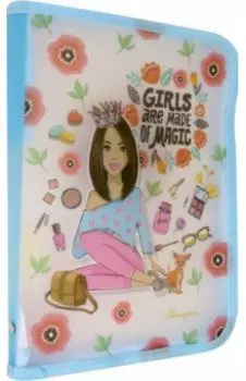 Папка на молнии Girl, В5+