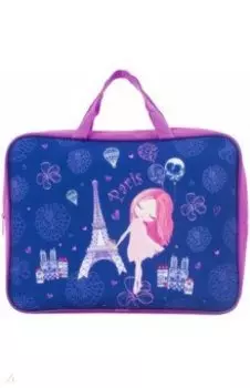 Папка на молнии "Paris", А4, с ручками, в ассортименте (229400)