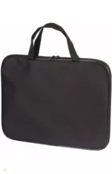 Папка на молнии, с ручками, А4, черная