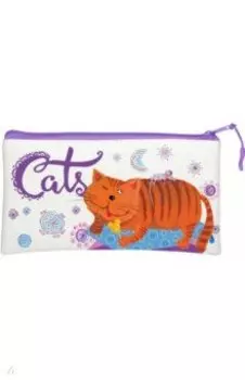 Папка на молнии Веселый кот, А6