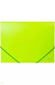 Папка на резинках Neon, зеленая (227460)