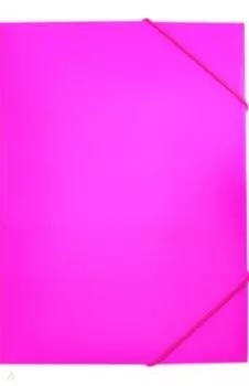 Папка на резинке А4 "Neon" розовый (DNE510PINK)