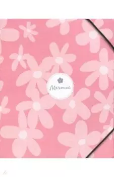 Папка на резинке А5+, Dream, розовый (N1309)