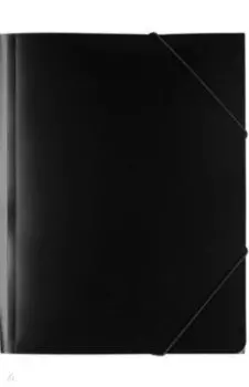 Папка на резинке Classic, A4, черная