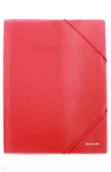 Папка на резинке, красная (M-2753-72)