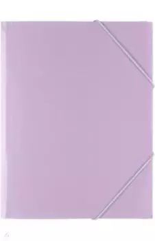 Папка на резинке Trend. Pastel, A4, лиловая