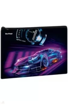 Папка Neon car, А4