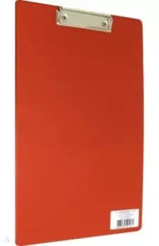 Папка-планшет А4, ПВХ, красный, прижим (4201-03)