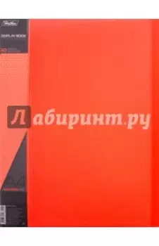 Папка пластиковая "DIAMOND красная" (30 вкладышей, А4, корешок 17 мм) (30AV4_02015)