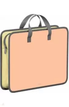 Папка пластиковая для творчества Matt Pastel Bloom Peach, A4+, персиковый