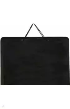 Папка пластиковая на молнии, А3, черная