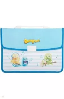 Папка-портфель "Bumpees" (А4, 2 отделения, в ассортименте) (EZ60002)