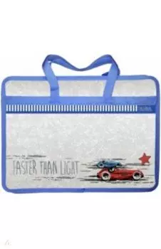 Папка-портфель на молнии Cars, А4